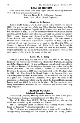 Roll of Honour