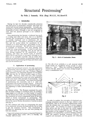 Structural Prestressing