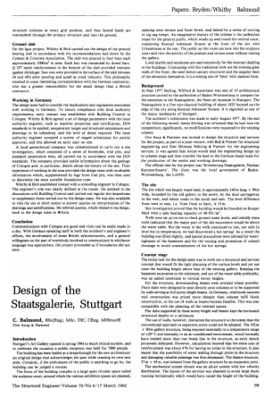 Design of the Staatsgalerie, Stuttgart