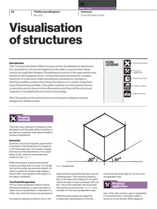 Technical Guidance Note (Level 1, No. 9): Visualisation of structures