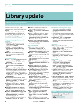 Library update: Researching fire engineering