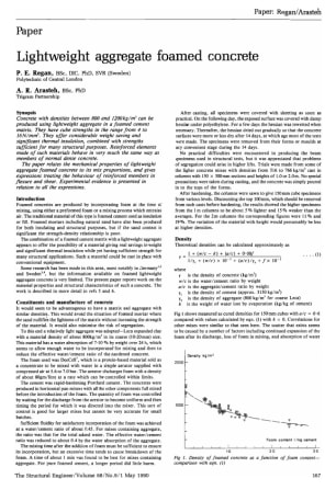 Lightweight Aggregate Foamed Concrete