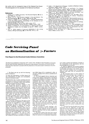 Code Servicing Panel on Rationalisation of y- Factors. First Report to the Structural Codes Advisory