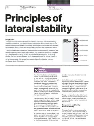 Technical Guidance Note (Level 1, No. 10): Principles of lateral stability