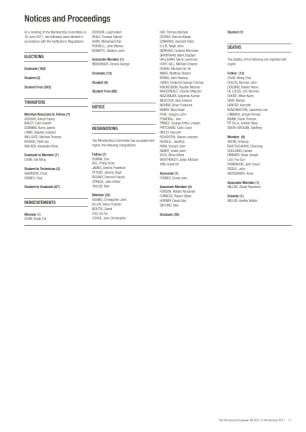 Notices &amp; Proceedings