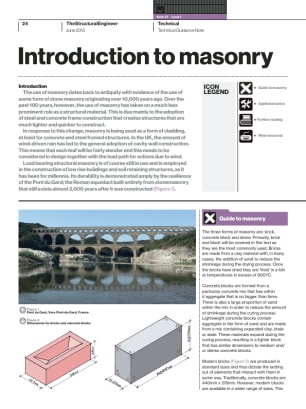 Technical Guidance Note (Level 1, No. 27): Introduction to masonry
