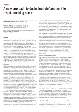 A new approach to designing reinforcement to resist punching shear