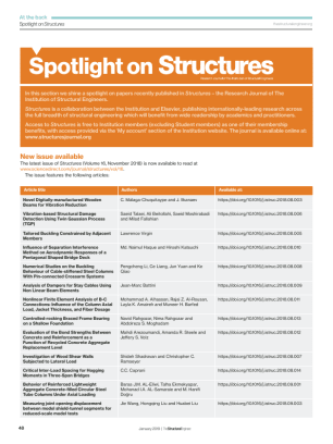 Spotlight on Structures (January 2019)