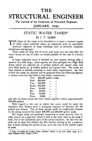 Static Water Tanks