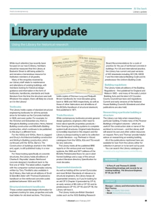 Library update: Using the Library for historical research