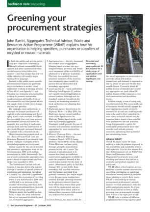 Greening your procurement strategies