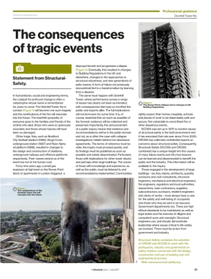 Statement from Structural-Safety: The consequences of tragic events