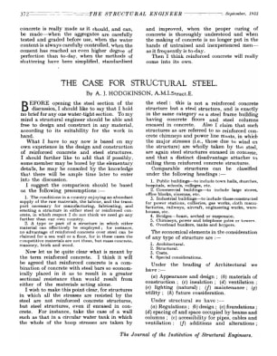The Case For Structural Steel