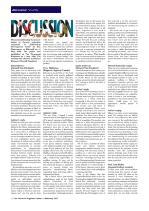 Poverty reduction responses to Millennium Development Goals