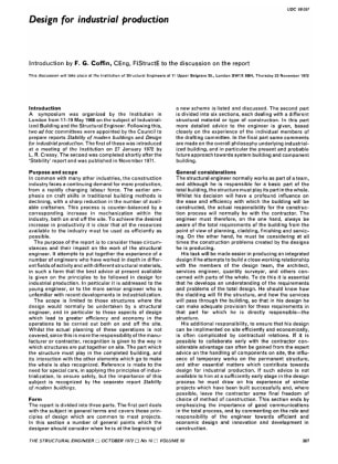 Discussion on Design for Industrial Production
