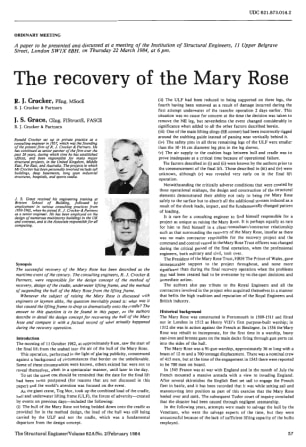 The Recovery of the Mary Rose