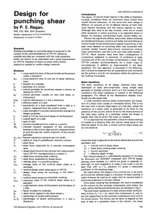 Design for Punching Shear