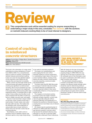 Book review: Control of cracking in reinforced concrete structures