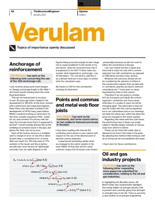 Verulam (readers' letters – January 2012)