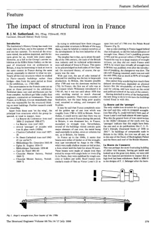 The Irnpact of Structural Iron in France