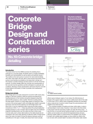 Concrete Bridge Design and Construction. No. 10: Concrete bridge detailing