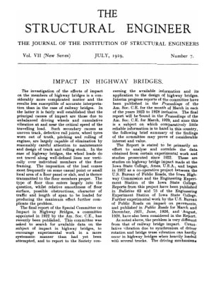 Impact in Highway Bridges