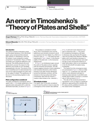 An error in Timoshenko's 'Theory of Plates and Shells'