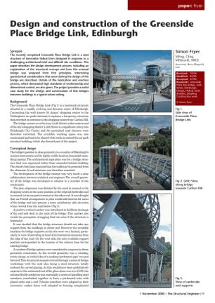 Design and construction of the Greenside Place Bridge Link, Edinburgh