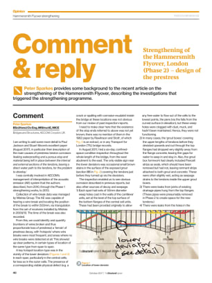 Comment & reply: Strengthening of the Hammersmith Flyover, London (Phase 2)
