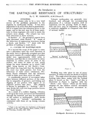 The Earthquake Resistance of Structures