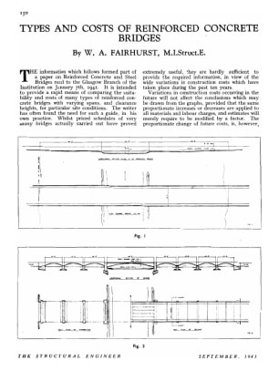 Types and Costs of Reinforced Bridges