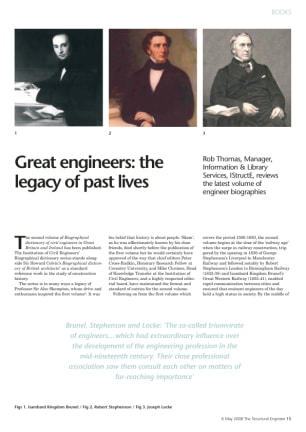 Great engineers: the legacy of past lives (book review)