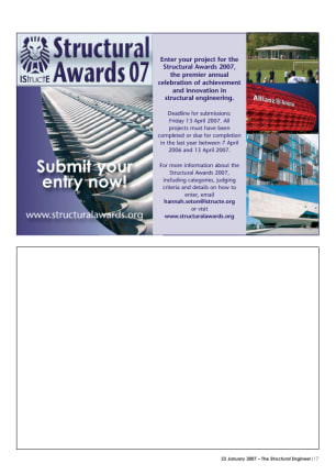 Structural Awards 2007 Advert