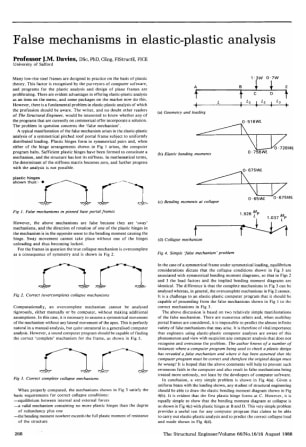 False Mechanisms in Elastic-Plastic Analysis