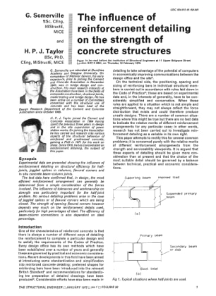 The Influence of Reinforcement Detailing on the Strength of Concrete Structures