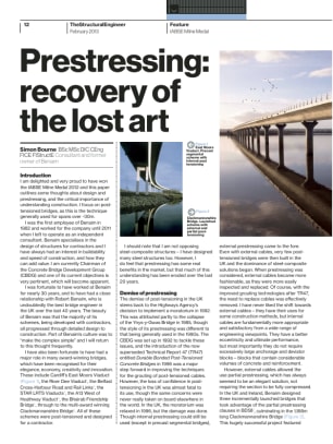 Prestressing: recovery of the lost art