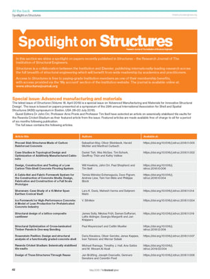 Spotlight on Structures (May 2019)