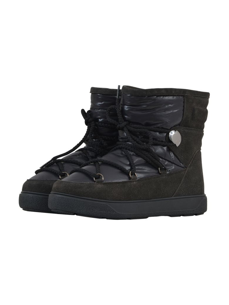 Moncler - Moncler Black Moon Boot - Black, Women's Boots | Italist