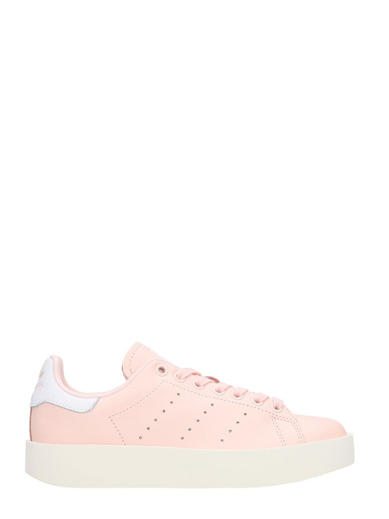 Adidas Originals Adidas Pink Stan Smith Bold Sneakers In Light Pink ...