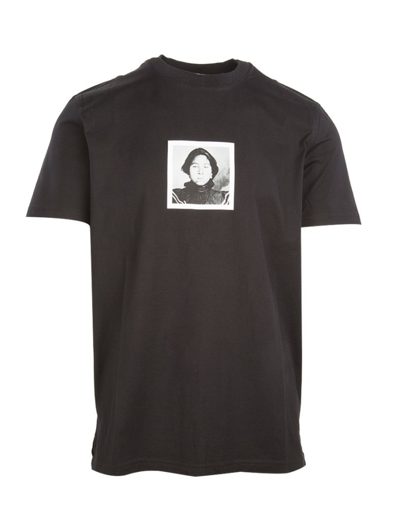 GIVENCHY Portrait-Print Columbian-Fit Cotton T-Shirt in Black | ModeSens