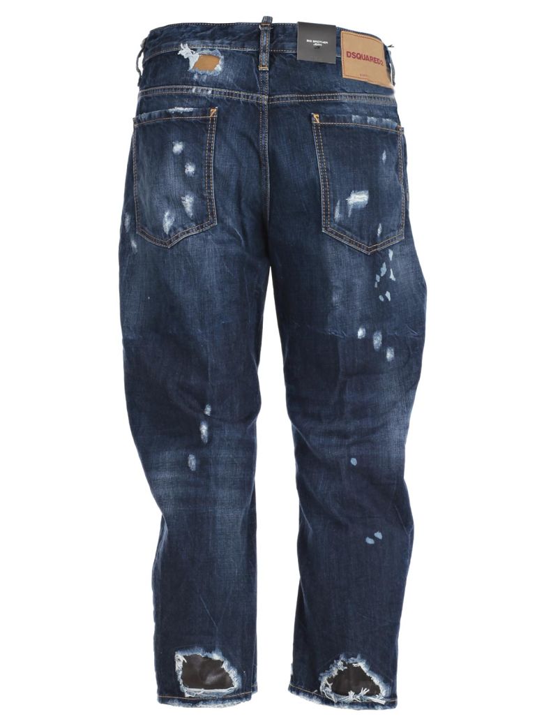 DSQUARED2 Cool Guy Distressed Denim Skinny Jeans, Wild Mountain (Blue ...