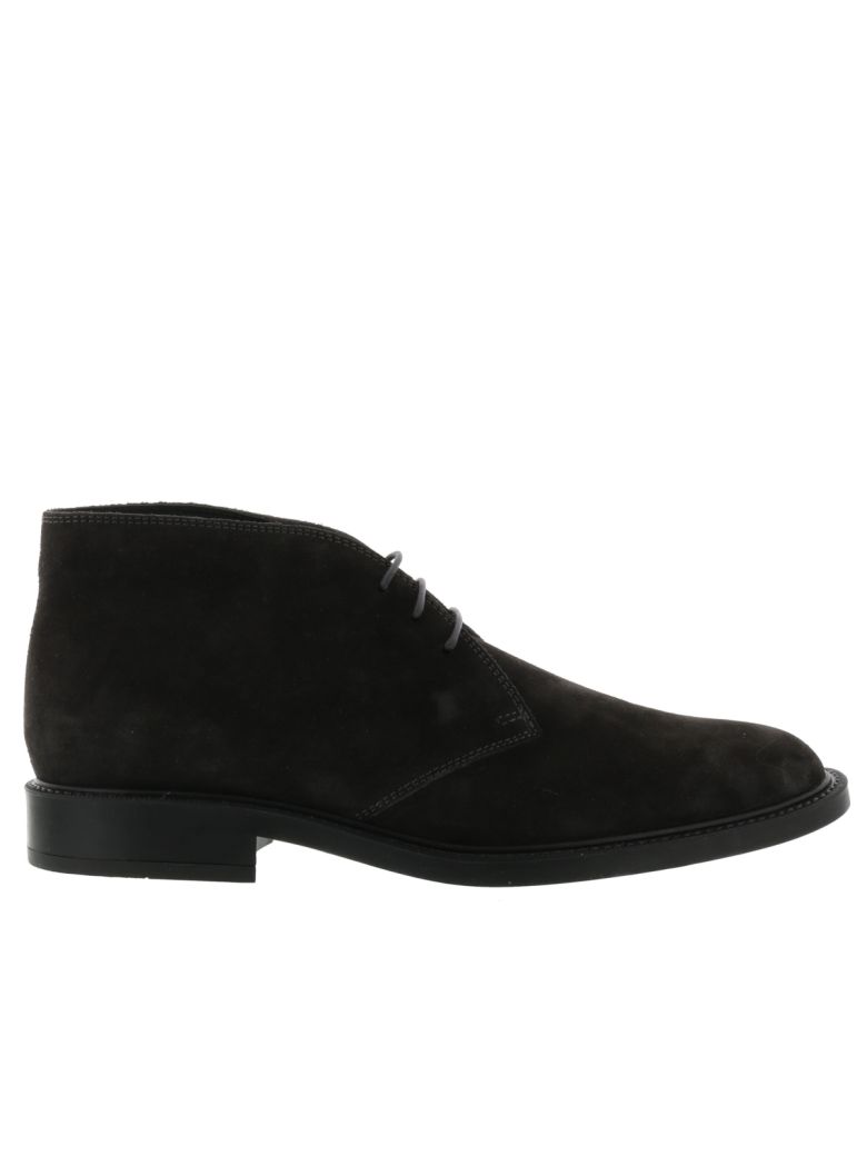 TOD'S Laced Up Shoes, Black | ModeSens