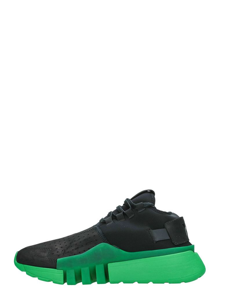 Y-3 Ayero Neoprene & Leather Sneakers in Black | ModeSens