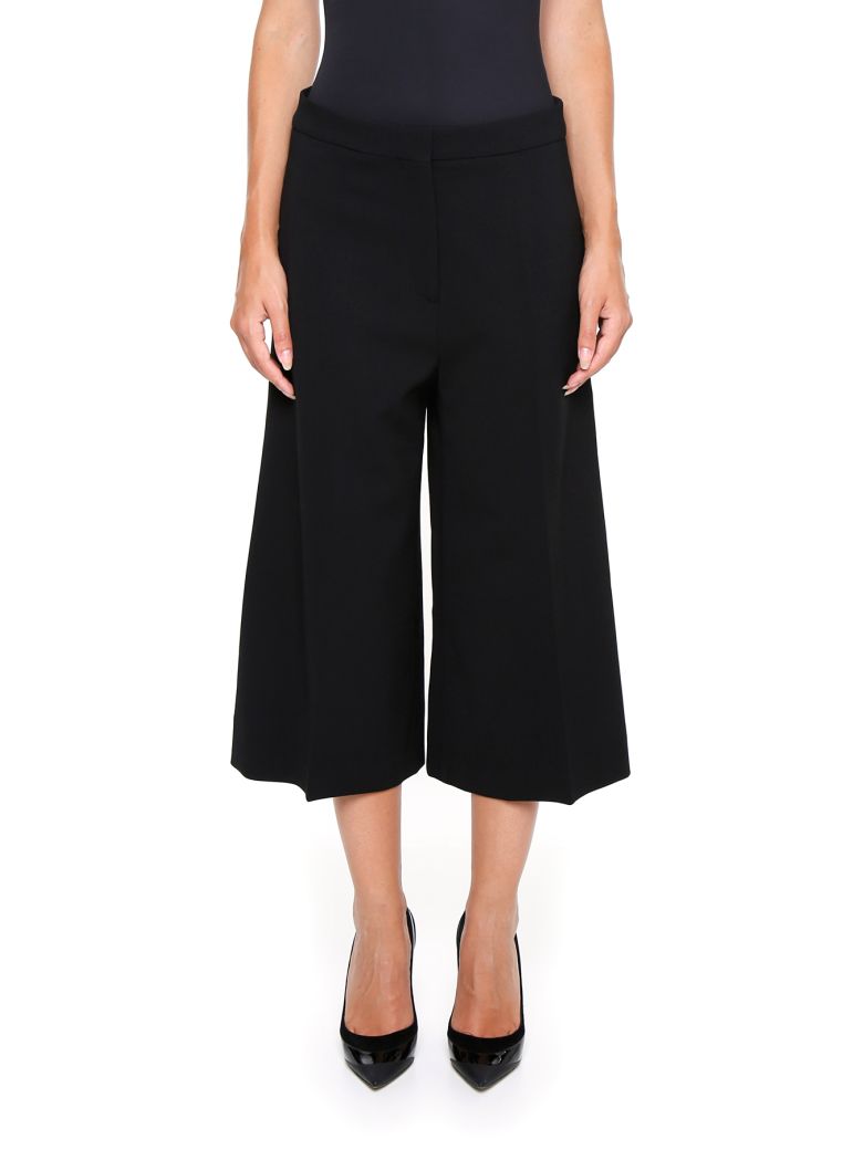 STELLA MCCARTNEY Cropped Trousers in Black|Nero | ModeSens