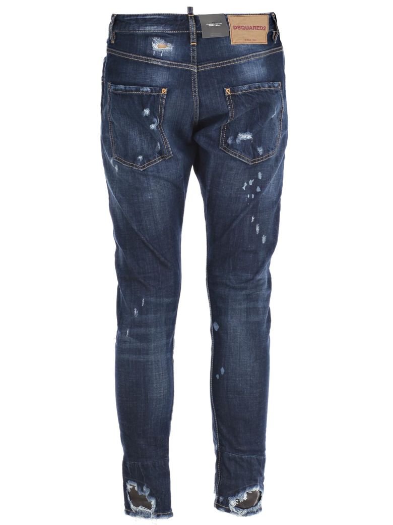 DSQUARED2 Cool Guy Distressed Denim Skinny Jeans, Wild Mountain (Blue ...