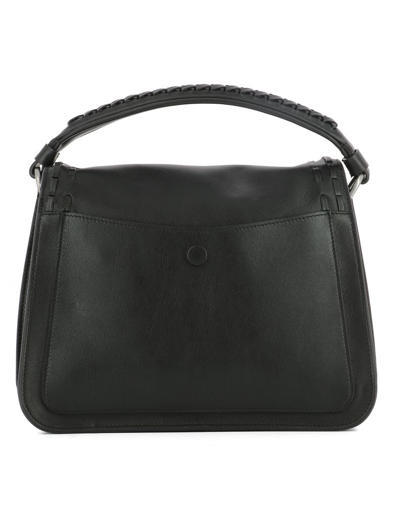 TOD'S Black Leather Handle Bag | ModeSens