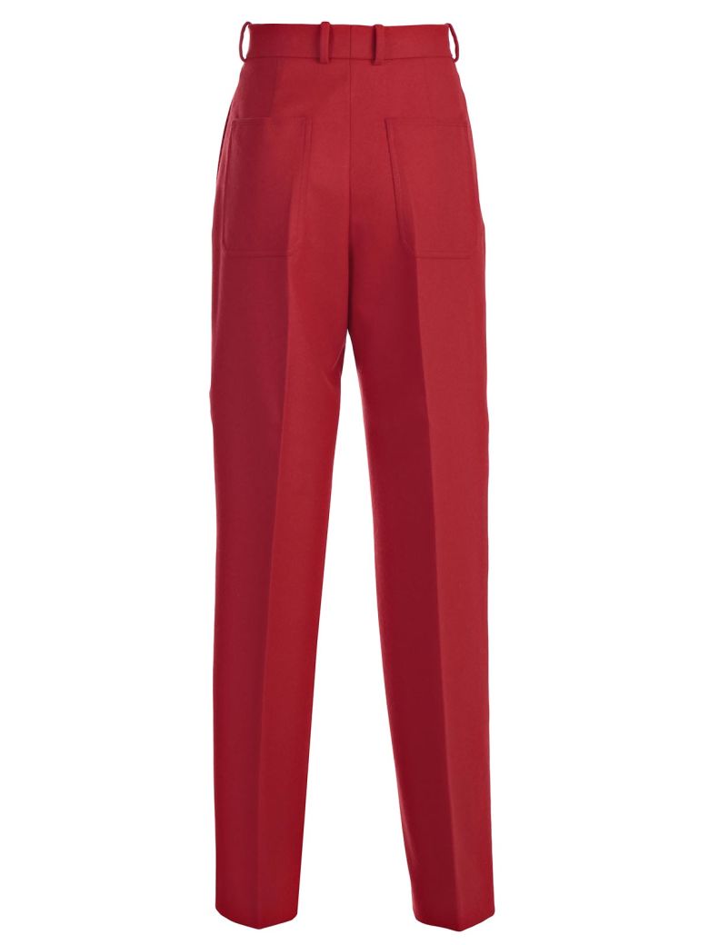 CELINE Trousers in Red | ModeSens
