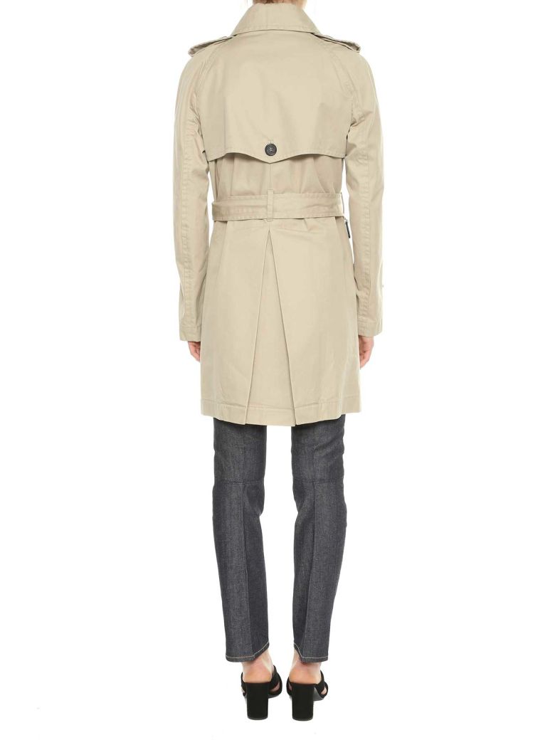 DSQUARED2 Double Breasted Trenchcoat in Beige | ModeSens