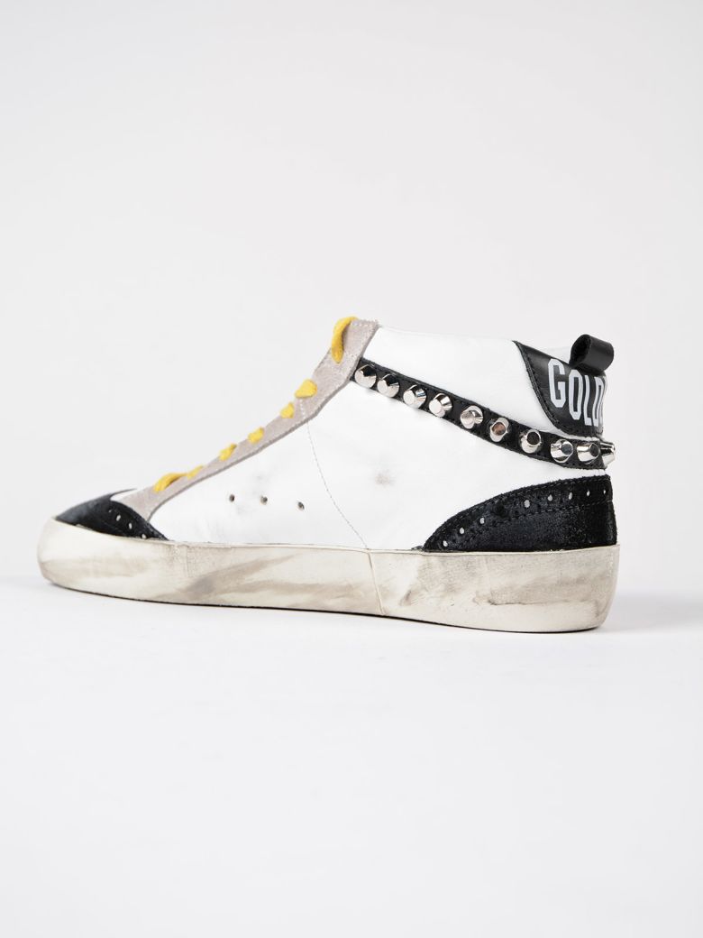 Golden Goose - Golden Goose Mid Star Hi-top Sneakers - Multicolour