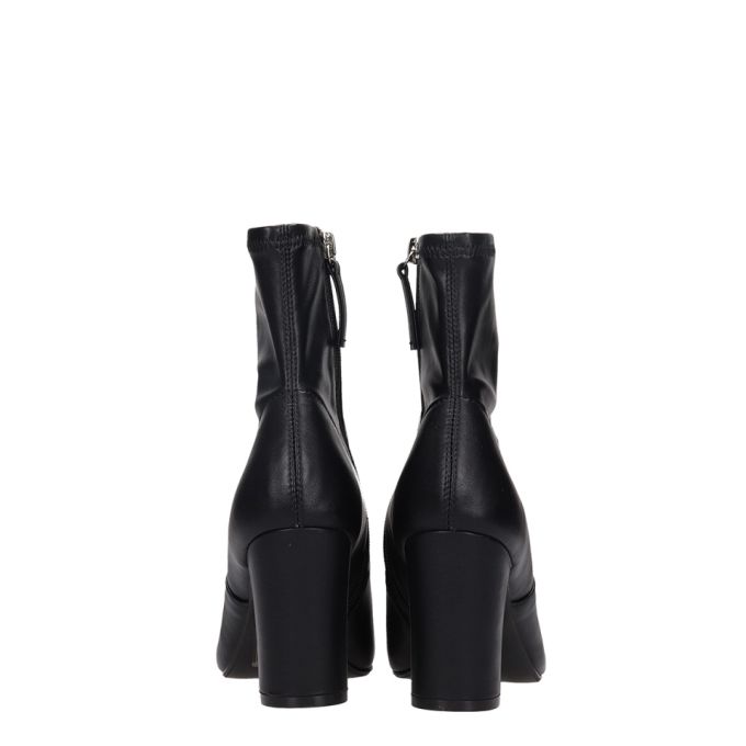 Steve Madden Actual Black Faux Leather Bootie展示图